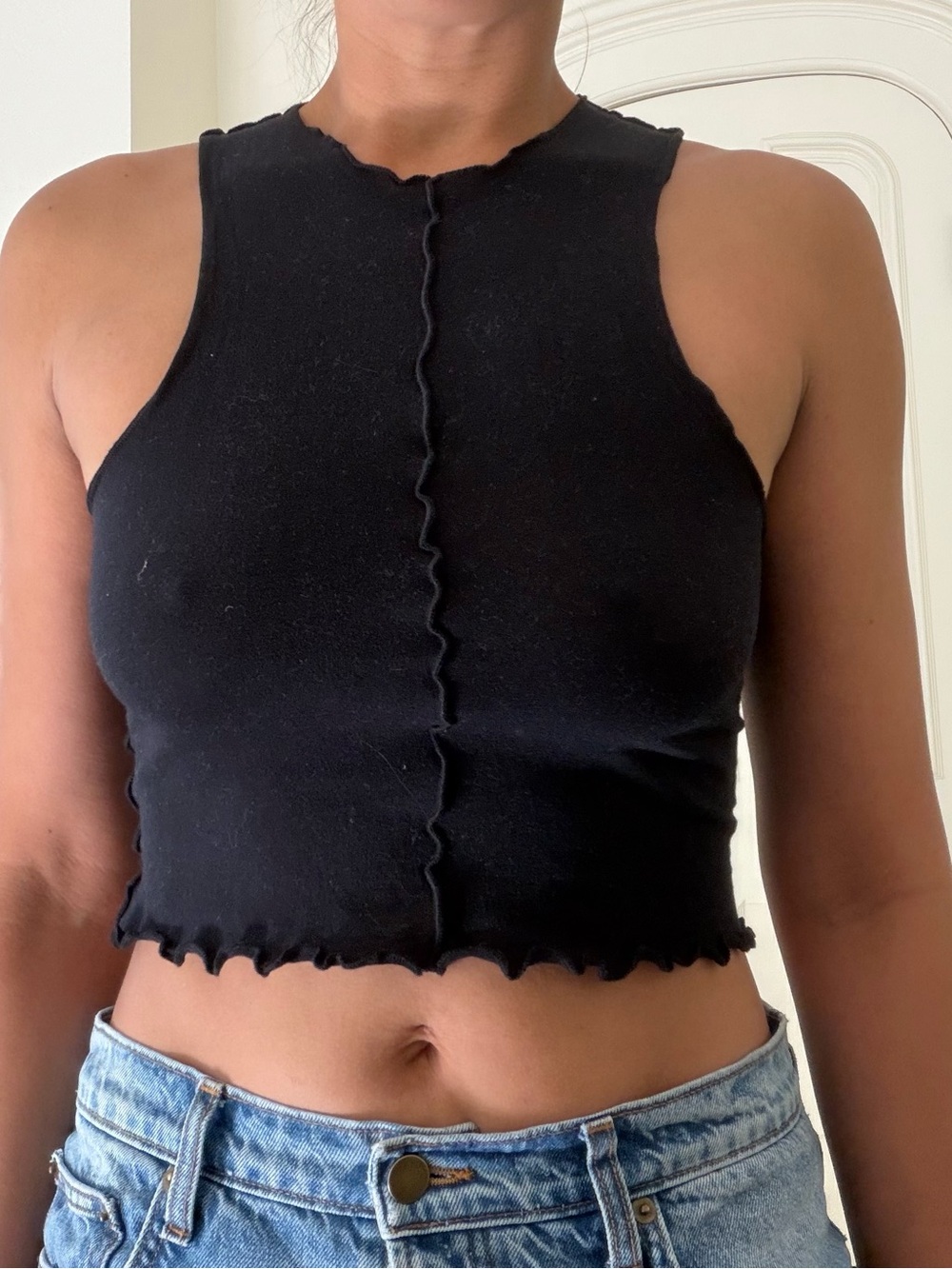 Ann Demeulemeester cropped tank